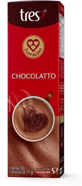 2. Cápsula Chocolatto TRES - 3 Corações