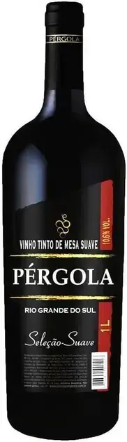 2. Vinho Tinto Suave 1000ml - Pergola