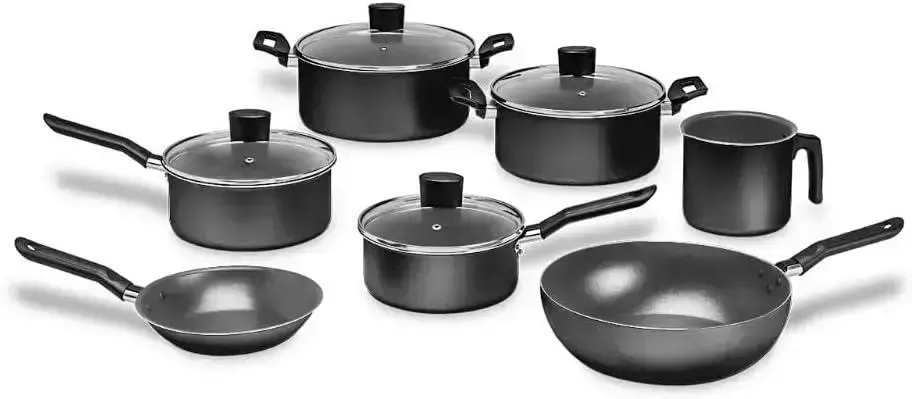 4. Jogo de Panelas Ebony 7Pcs - Brinox