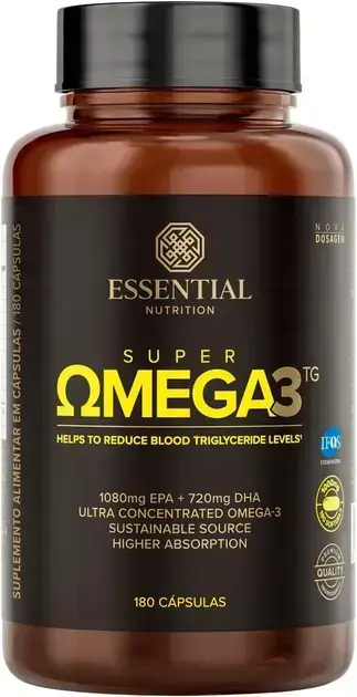 5. Super Ômega 3 TG 180 Cápsulas - Essential Nutrition