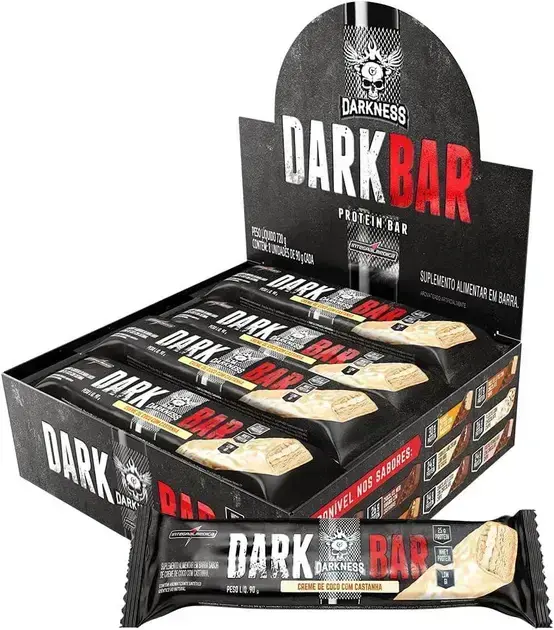 6. Whey Bar Darkness Creme De Coco Com Castanha - Integralmédica