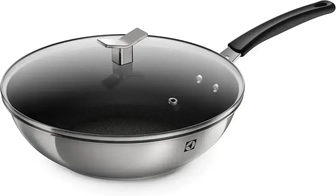 6. Wok Aço Inox Antiaderente 28cm - Electrolux