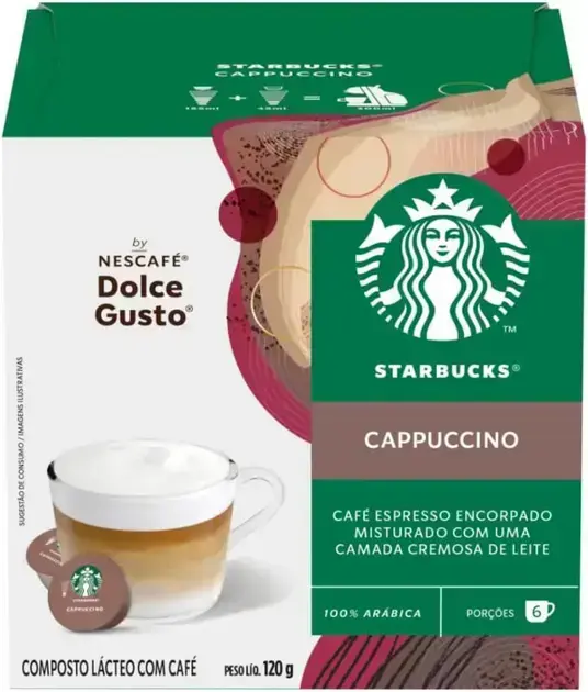 7. Cappuccino 12 Cápsulas - Starbucks