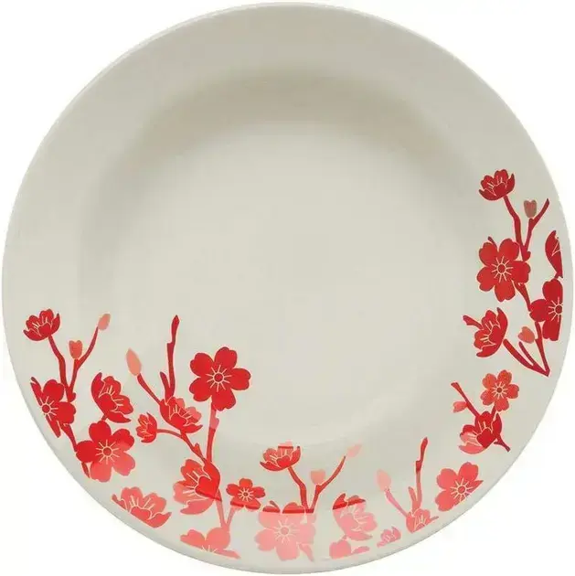 7. Conjunto com 6 Pratos Fundo Biona Jardim Oriental - Biona