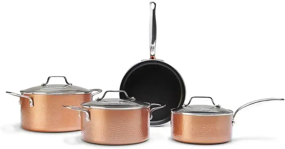 7. Jogo de Panelas com Fundo de Indução 4 Peças Copper - Brinox