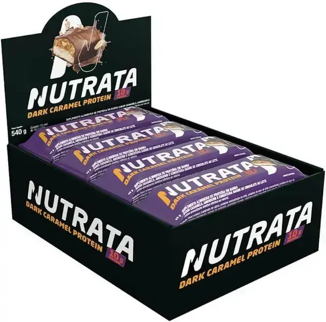 8. Barra De Proteína Dark Caramel Protein - Nutrata