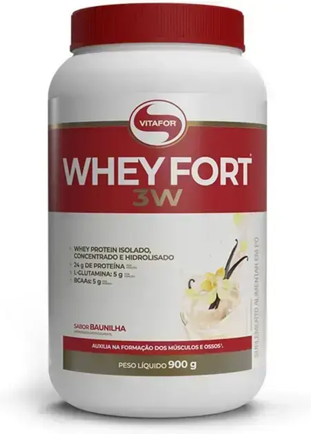 9. Whey Fort 3W 900g - Vitafor