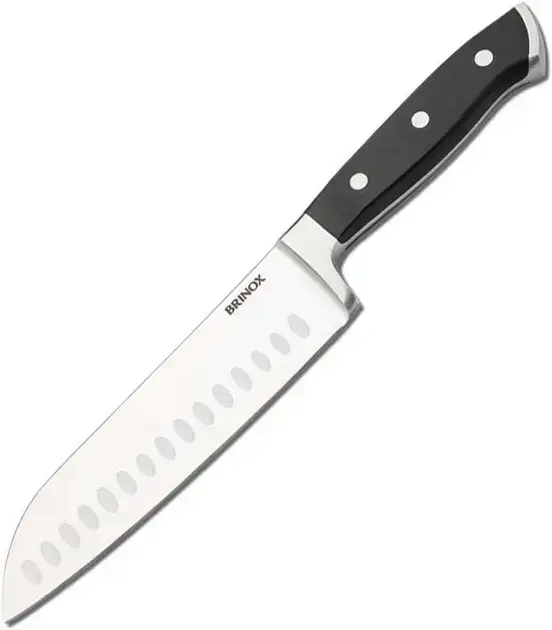 2. Faca P/fatiar/picar Santoku 7' - Brinox